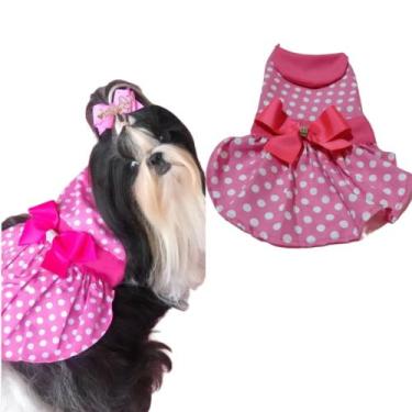Imagem de Roupa Pet Vestidos Verão De Caes E Gatos Compre Já Roupa de cachorro -
