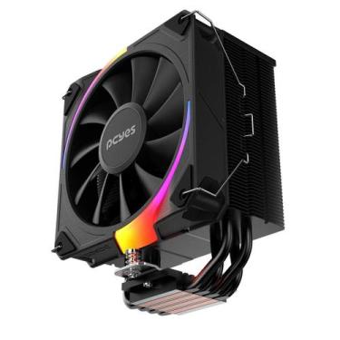 Imagem de Cooler Para Processador Pcyes Frost Pulse Argb Black Vulcan - Tdp 180W