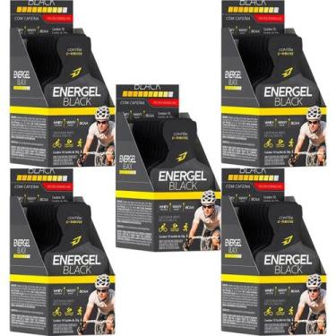 Imagem de Kit 5X Energel Black - 10 Sachês Frutas Vermelhas - BodyAction - Body 