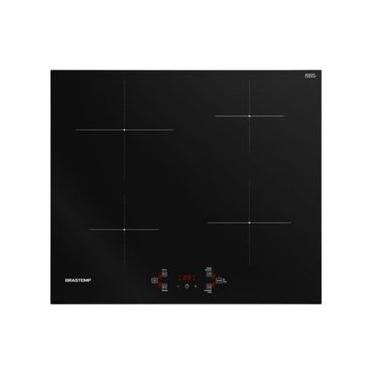Imagem de Cooktop de Indução Brastemp BDJ60BEBNA 4 Bocas em Vidro Temperado Preto 220V