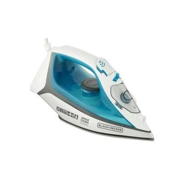 Imagem de Ferro a Seco e a Vapor Black + Decker FX3060 1200W Azul 110V
