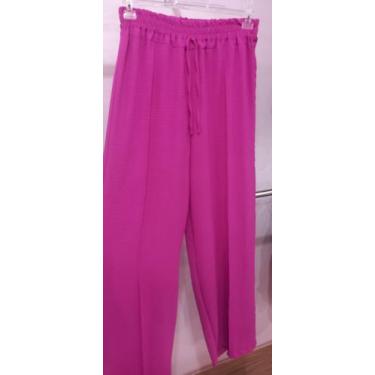 Imagem de Calça Pantacur Feminina Adulto Cor Rosa Tecido Duna - Kerky Moda, Rosa