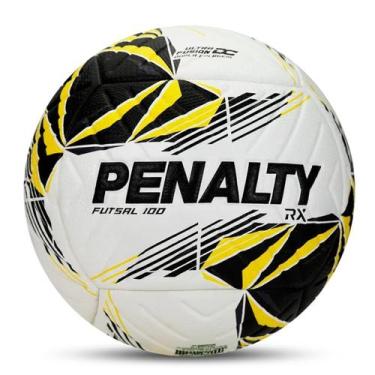 Imagem de Bola De Futsal Penalty RX 100 XXVI 2026 Selo CBFS Cor:Amarelo+PretoTam