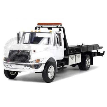 Imagem de Caminhão International Durastar 4400 Flatbed Jada 1/24, Branco
