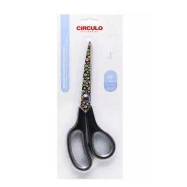 Imagem de Tesoura Comfort Estampada 8,5 Pol. - 21,5 cm - Círculo - Ref. 449890