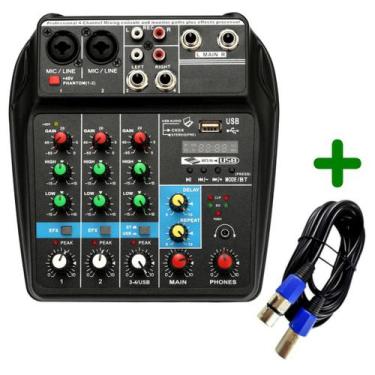 Imagem de Interface de áudio Usb Mesa com Phantom Power+ Cabo P/ BM800 - Oem