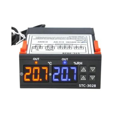 Imagem de Controlador De Temperatura 12V 24V 220V Termostato STC-3028 STC-1000 P