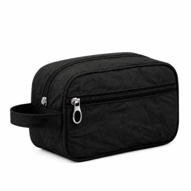 Imagem de Necessaire Impermeável Unissex Poliéster com Zíper Metálico e Bolso Fr