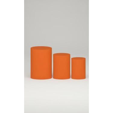 Imagem de Kit 3 Capas Cilindro Tecido Elástico P M G - Congratulations Store