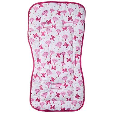 Imagem de Alan Pierre Baby Capa Para Carrinho Bailarina Branco E Rosa