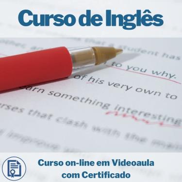 Imagem de Curso on-line em videoaula de Inglês com Certificado