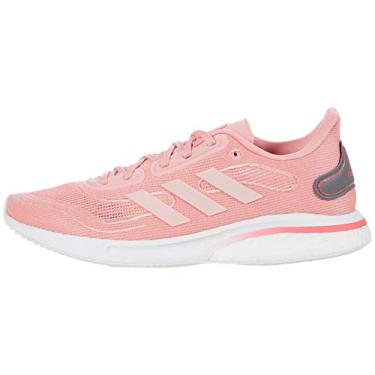 Imagem de adidas Tênis de corrida feminino Supernova, rosa/rosa, 37, Rosa glorial/rosa glorial/rosa sinal