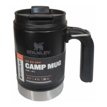 Imagem de Caneca Stanley Com Tampa Camp Mug Lançamento - Preto