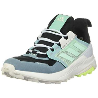 Imagem de adidas Terrex Trailmaker Gore-TEX Hiking Shoes Core Black/Clear Mint/Acid Mint 7 B (M)