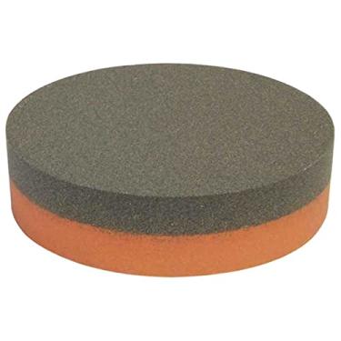 Imagem de Norton 61463685545 (IB64) India AO Combination Grit Sharpening Benchstone, Alumínio Oxide Abrasive, Grosse/Fine Grits, Laranja/Marrom Cores, 4" x 1" x 1"