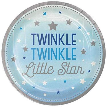 Imagem de One Little Star Boy - Dinner Plates, 9" , Multicolor (322229)