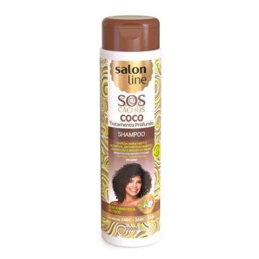 Imagem de Shampoo Salon Line Sos Cachos Coco Tratamento Profundo Controle De Fri