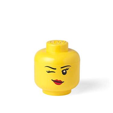 Imagem de LEGO Cabeça de armazenamento empilhável piscando, menina