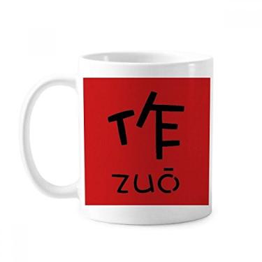 Imagem de Caneca de cerâmica com personagem da morte chinesa China cerâmica xícara de café e porcelana