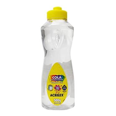 Imagem de Cola Transparente 500g 02801 - Acrilex 0,5 Litro