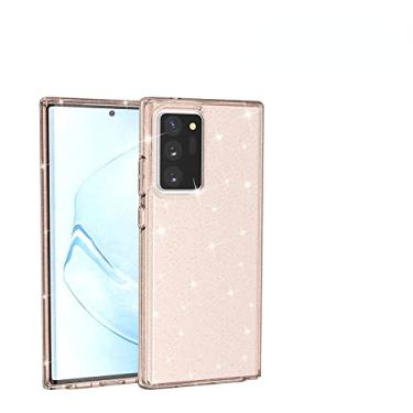Imagem de Capa para Samsung Galaxy S22 ultra S21FE S21 Terminator Glitter Phone Case Capa rígida resistente a quedas Capa protetora transparente, ouro rosa, para S21ultra