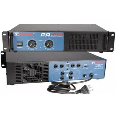 Imagem de Amplificador Potência New Vox Pa-600 600W Profissional - Newvox