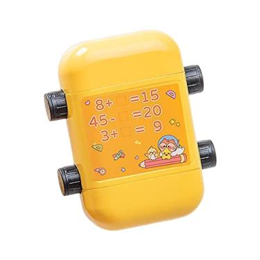 Imagem de UGPLM Carimbo de ensino digital de rolo matemática 1-100 cabeça dupla adição subtração matemática carimbo de rolo de aprendizagem crianças para presente