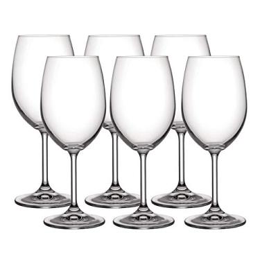 Imagem de Jogo de 6 Taças para Vinho Branco Anna em Cristal Ecológico Bohemia 350ml - Full Fit