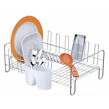 Imagem de Escorredor De Loucas Future Cromado/Plástico/Natural