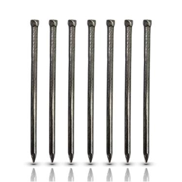 Imagem de Pregos de acabamento polido de qualidade premium de 5 cm, prego de aço carbono para pendurar fotos, madeira, moldura, gesso e parede de concreto - DIY (500)