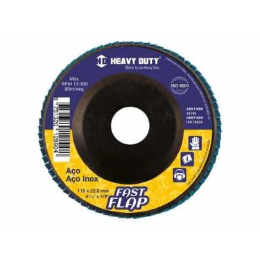 Imagem de Disco Flap Nylon Reto 4.1/2 115mm G40 Heavy Duty