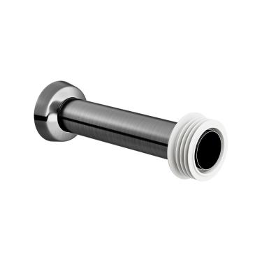 Imagem de Tubo De Ligação Para Bacia Sanitária Docol Chroma 626670 30cm Grafite Escovado