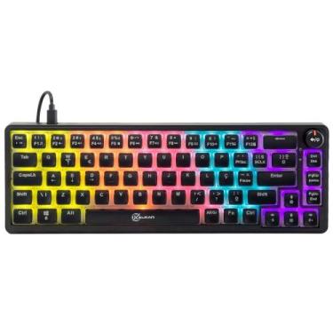 Imagem de Teclado Mecanico Gamer Kalkan Drakar, RGB, Switches YH Marrom, Layout 