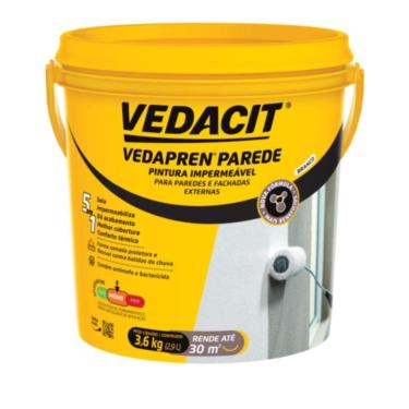 Imagem de Impermeabilizante Vedapren Parede Branco 3,6Kg