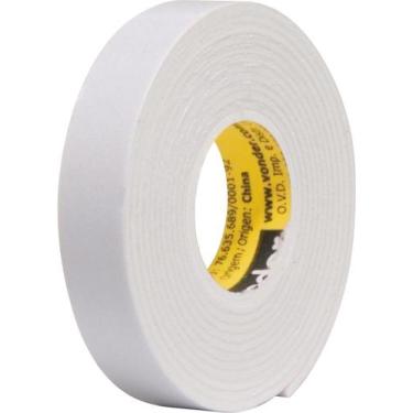 Imagem de Fita dupla face espuma 12mmx1,5m branca Vonder