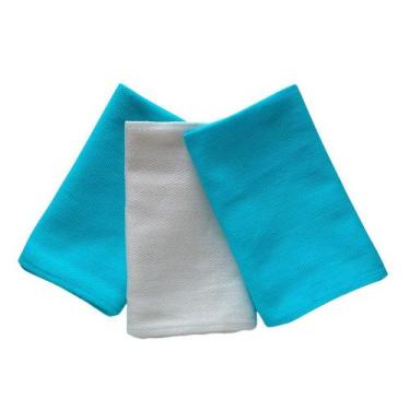 Imagem de Pano de Prato Cozinha Copa Colorido Premium 60x35 com Bainha Sortido -