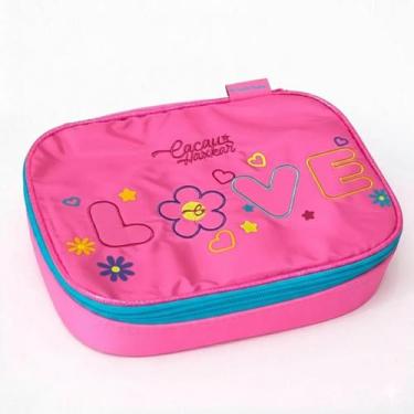 Imagem de Estojo box escolar infantil cacau haxkar clio - - Clio Style, ROSA