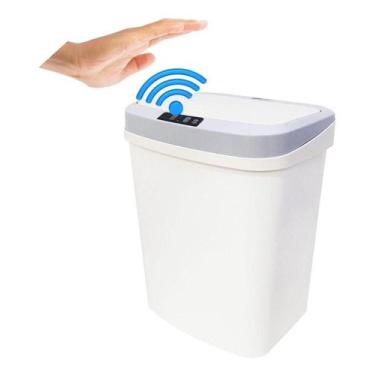 Imagem de Lixeira automática inteligente Luxo Cozinha Banheiro 16L Abre fecha so