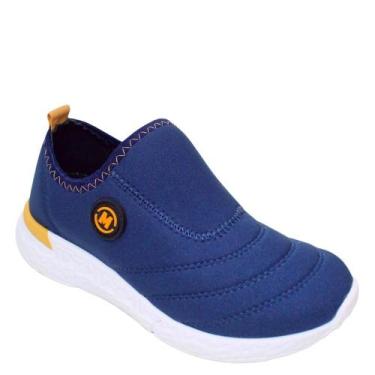 Imagem de Tênis Infantil Masculino Lycra Slip On Molekinho 2831.104, Marinho, 34