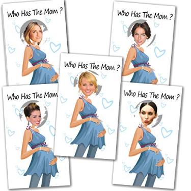 Imagem de 33 Cute - Scratch Off Lottery Ticket Raffle Cards Baby Shower Game - Funny Baby Shower Games - Who Has The Mom - 33 Sheets