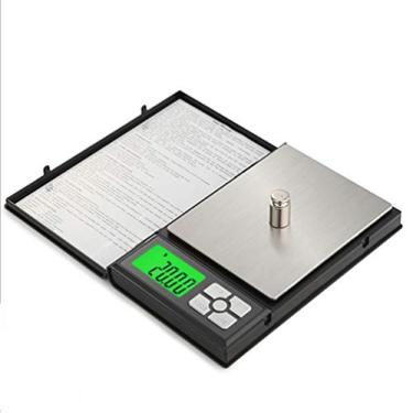 Imagem de balança para joias 500g / 0,01g grande escala para livro balança portátil de bolso de alta precisão balança para joias balança eletrônica