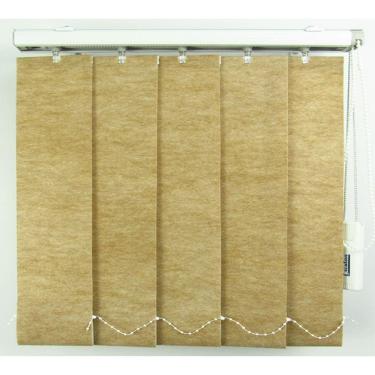 Imagem de Persiana Vertical Em Tecido Crisdan Largura 2,00 X 2,20 Altura Bege Mescla