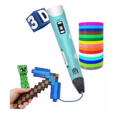 Imagem de Caneta Impressora 3D Adulto E Infantil Divertida - Caneta 3D, Presente
