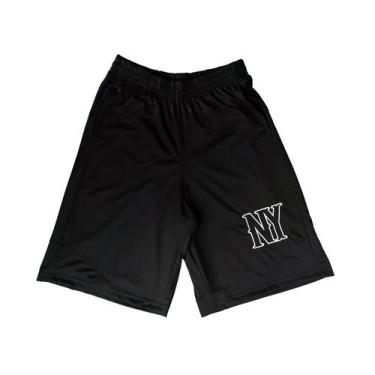 Imagem de Bermuda Basquete Masculina M10 Slam NY, Preto, P