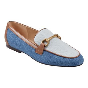 Imagem de Marc Fisher LTD Mocassim feminino Bleek, Jeans azul 450, 36