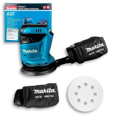 Imagem de Lixadeira Roto Orbital Makita DBO180Z Com ou Sem Bateria 18V BL1850B 1