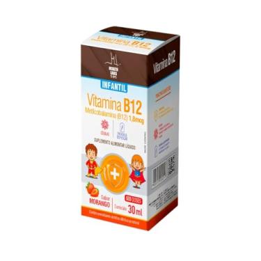 Imagem de Vitamina B12 Infantil 30ml Morango - Health Labs