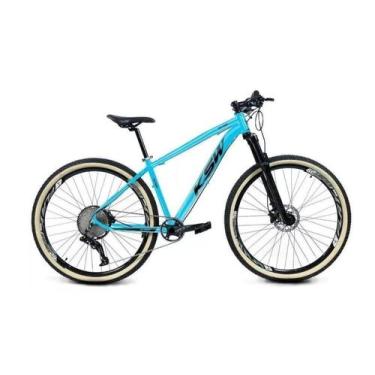 Imagem de Bicicleta Aro 29 Ksw 9v Freio Hidráulico Trava E K7 11/36, Azul, Celes
