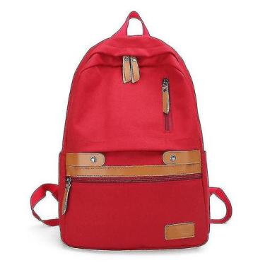 Imagem de Mochilas vermelhas sacos de caminhada de grande capacidade mochila par