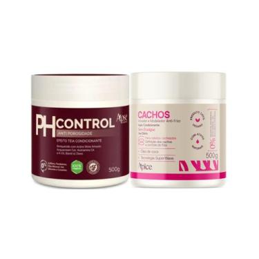 Imagem de Kit Máscara Ph Control E Ativador Cachos Nova Fragrância 500g - Apice